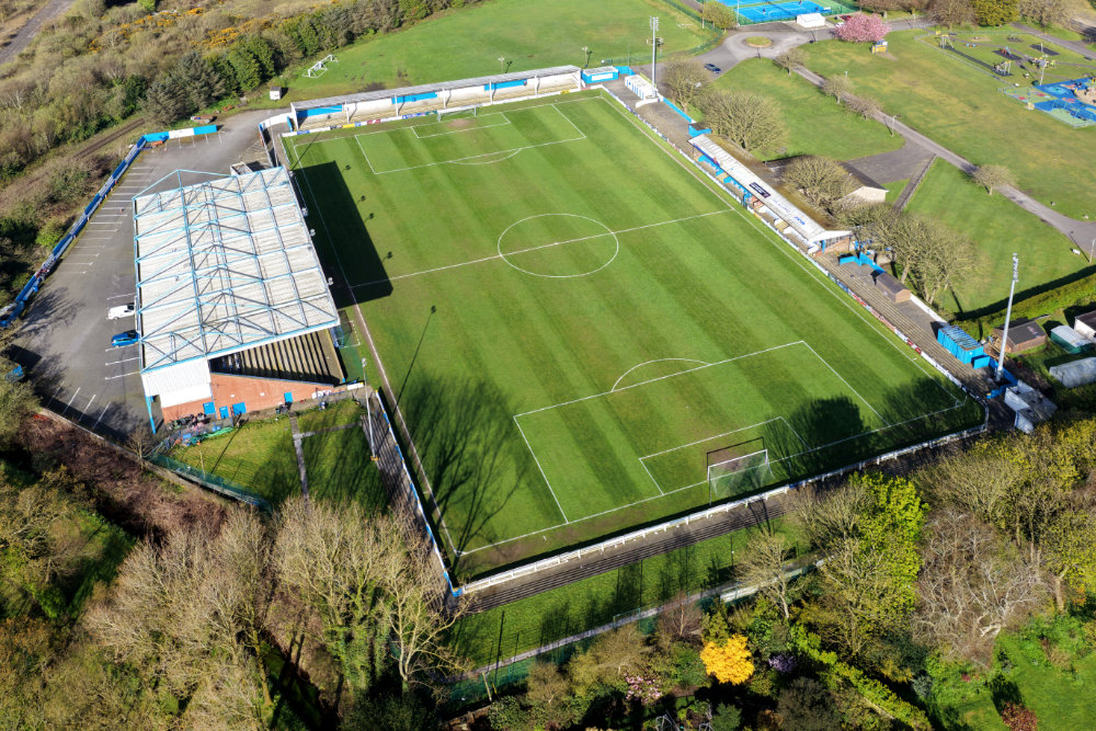Stranraer Stair Park, Dumfries and Galloway, aerial photograph