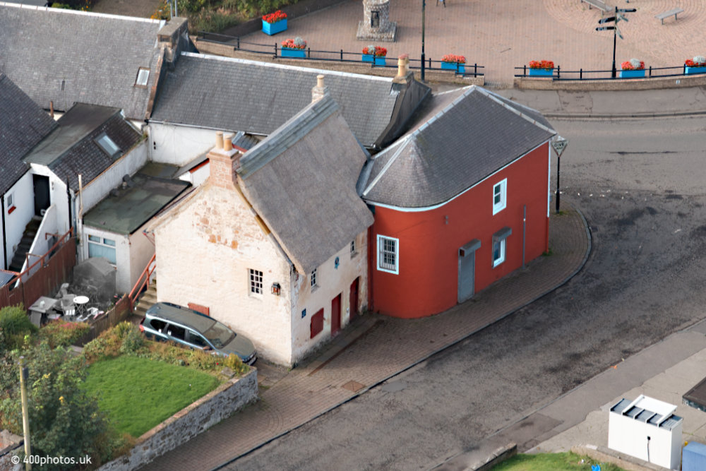 Tarbolton Bachelor's Club, Ayrshire, aerial photograph