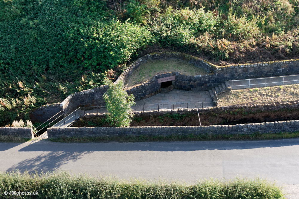 Wallace's Well, Robroyston, Glasgow, aerial photograph