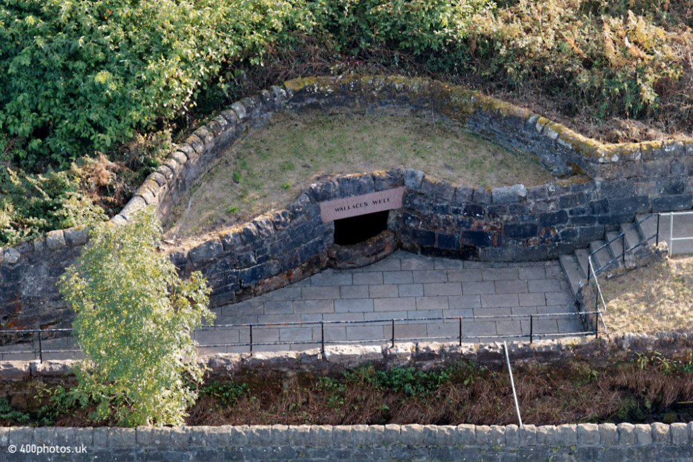 Wallace's Well, Robroyston, Glasgow - aerial photograph