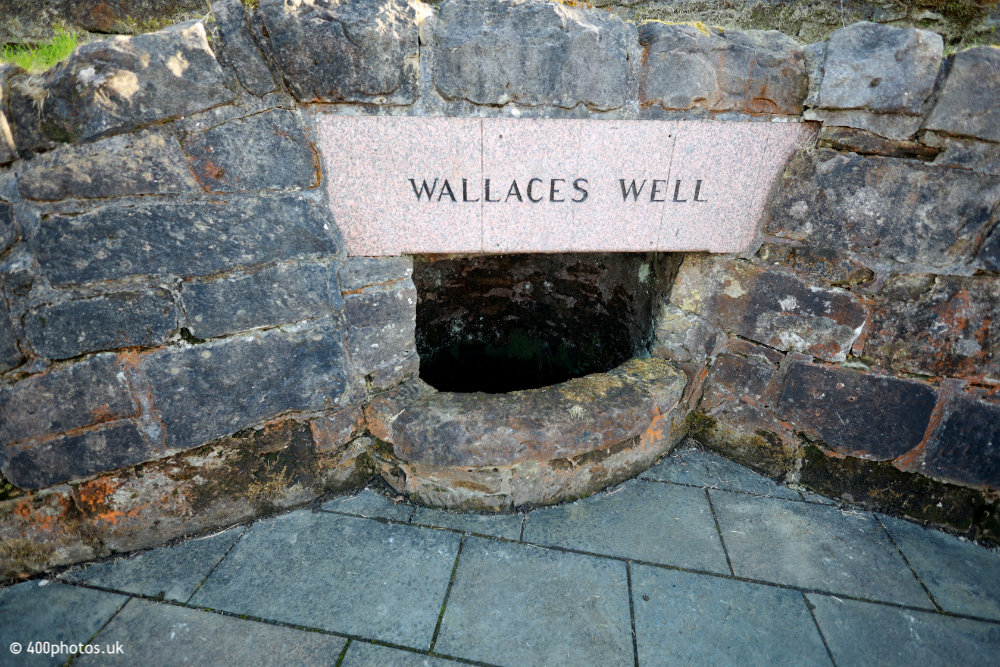 Wallace's Well, Robroyston, Glasgow, aerial photograph
