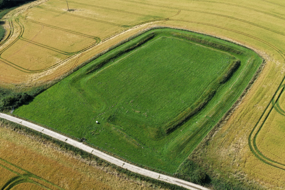 Whithorn Rispain Camp, Dumfries and Galloway, licensable aerial photograph