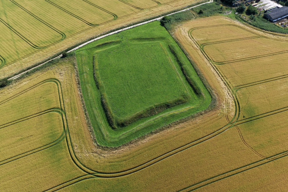 Whithorn Rispain Camp, Dumfries and Galloway, licensable aerial photograph